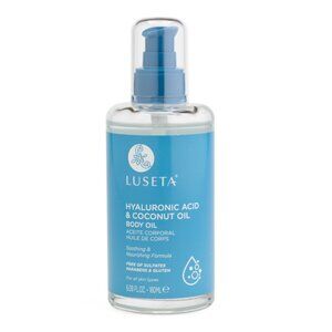LUSETA multi 6.08oz Hyaluronic Acid And Coconut Oil Body Oil